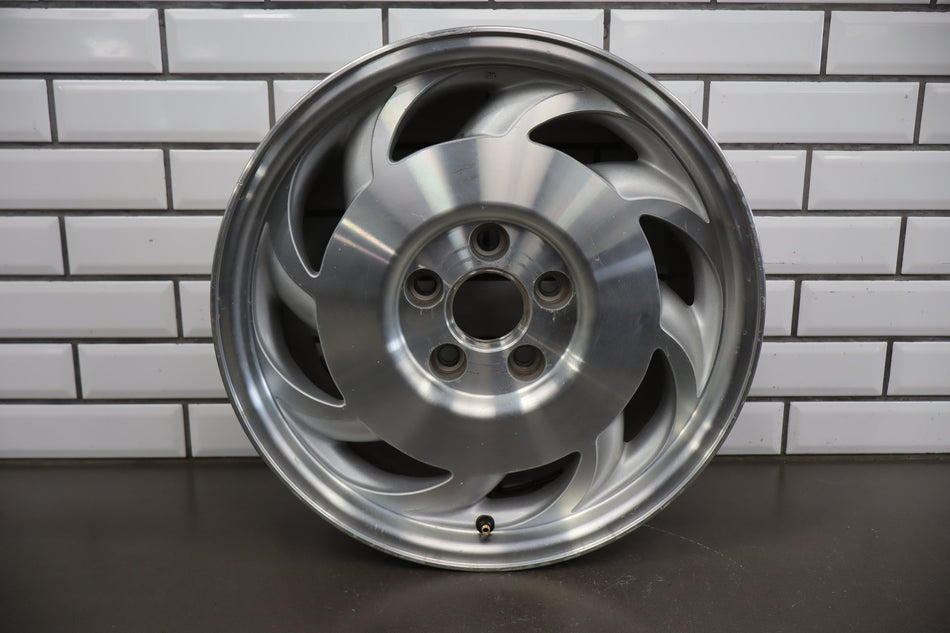 1993-1996 Chevrolet Corvette C4 Left LH 17x9.5 Machined Finish Sawblade WheelOEM
