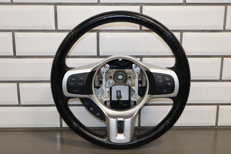 08-15 Mitsubishi Lancer Evolution Evo X Black Leather Steering Wheel (Bluetooth)