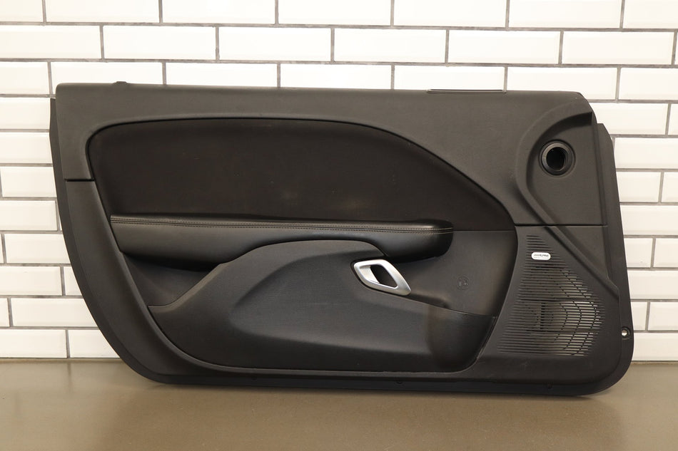 2015-22 Dodge Challenger LH Door Panel Black X9 Less Switch