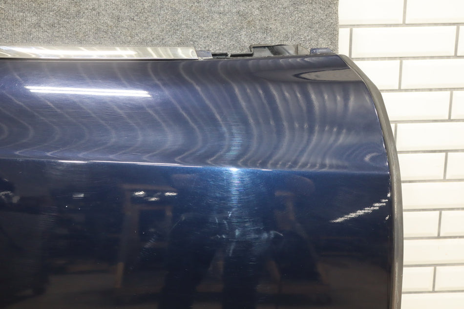 2012-2015 Tesla Model S Passenger Right Front Door Blue Metallic PMMB