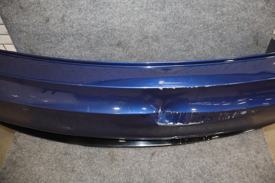 2022-2026 Tesla Model S Long Range AWD Rear Bumper Deep Blue Metallic