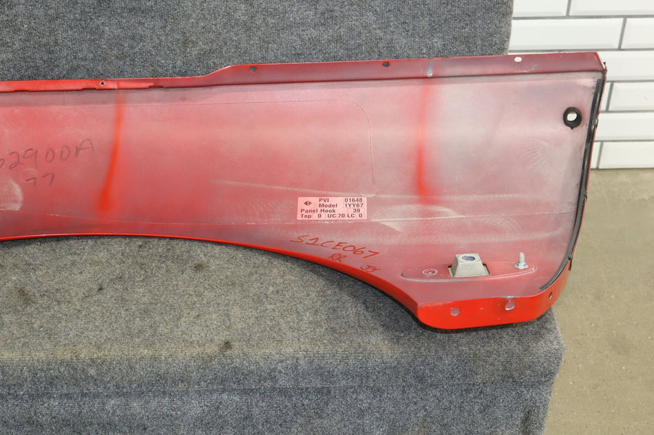 1998-2004 Chevrolet Corvette 50th Anniversary Edition Pace Car Right Quarter Panel