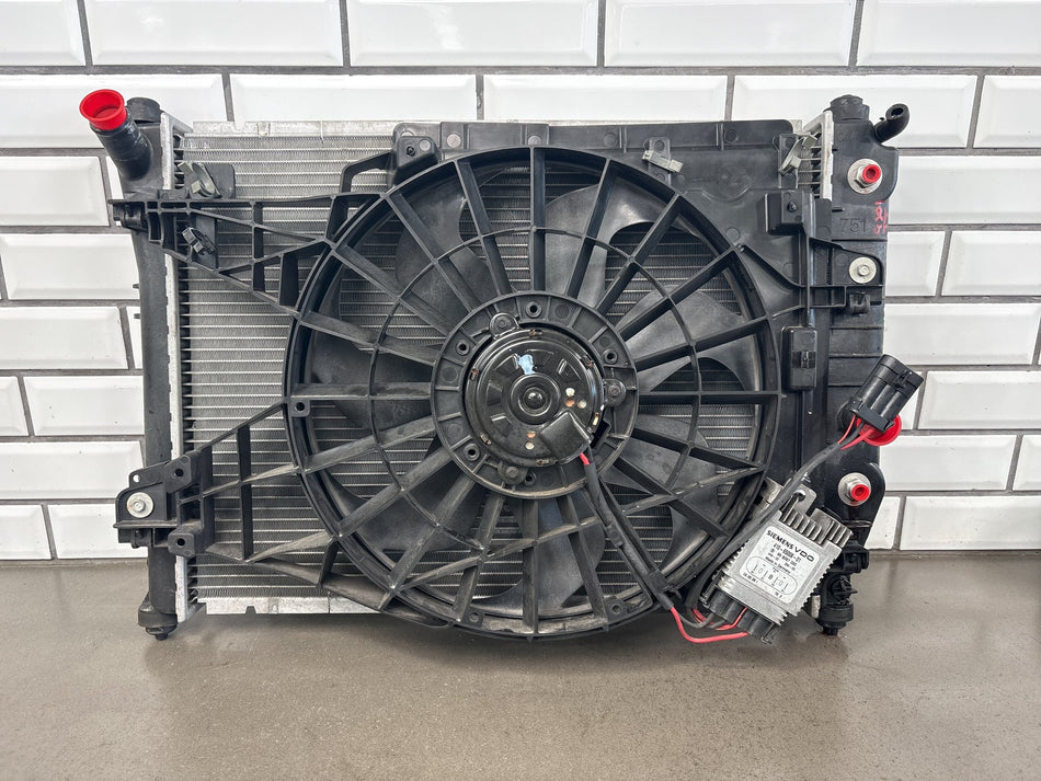 05-13 Chevrolet Corvette C6 Auto Radiator W/ Cooling Fan Assembly OEM