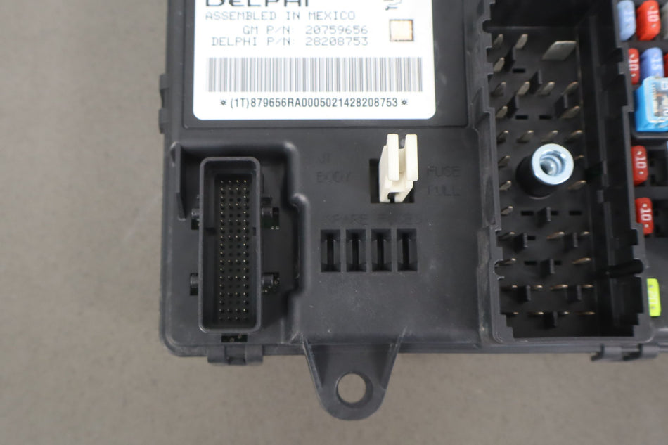 2010 Chevrolet Corvette- Chassis Control Module