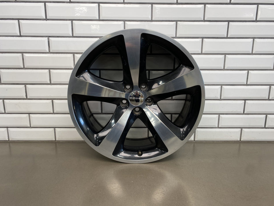 2011-2014 Dodge Challenger 20x8 5 Spoke Polished Alloy Wheel Rim OEM