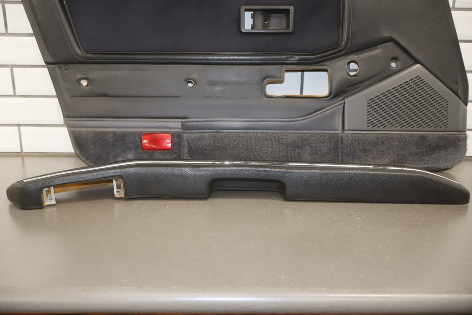 1986 Nissan 300ZX Left Front Interior Trim Panel Black T