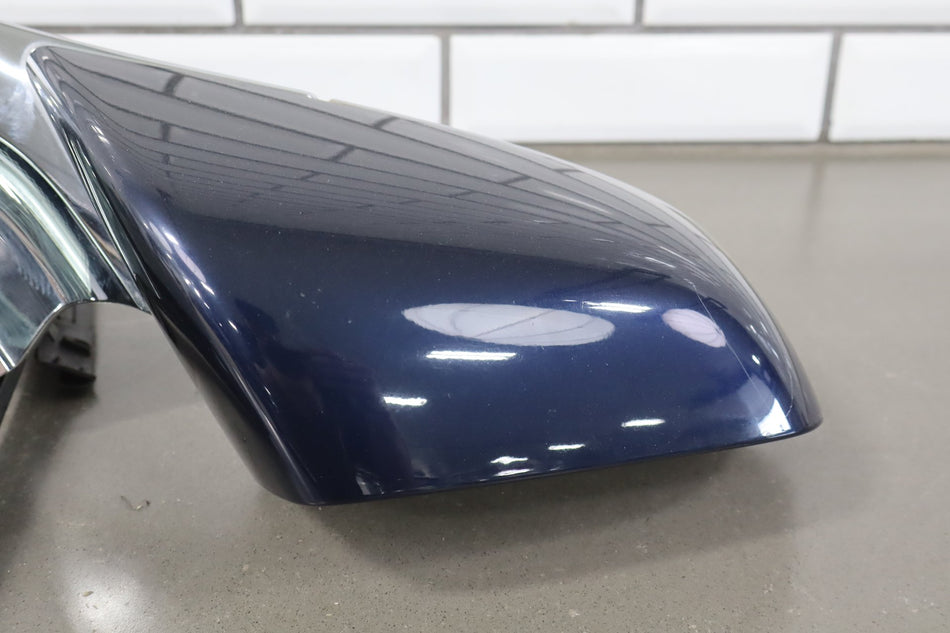 12-20 Tesla Model S Passenger Right RH Door Mirror Blue Metallic PMMB