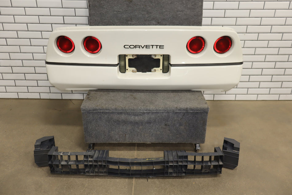 1984-1990 Chevrolet Corvette C4 Rear Bumper White 40