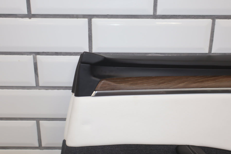 2022 Tesla Model S Plaid Right Front Interior Trim Panel Cream uwt