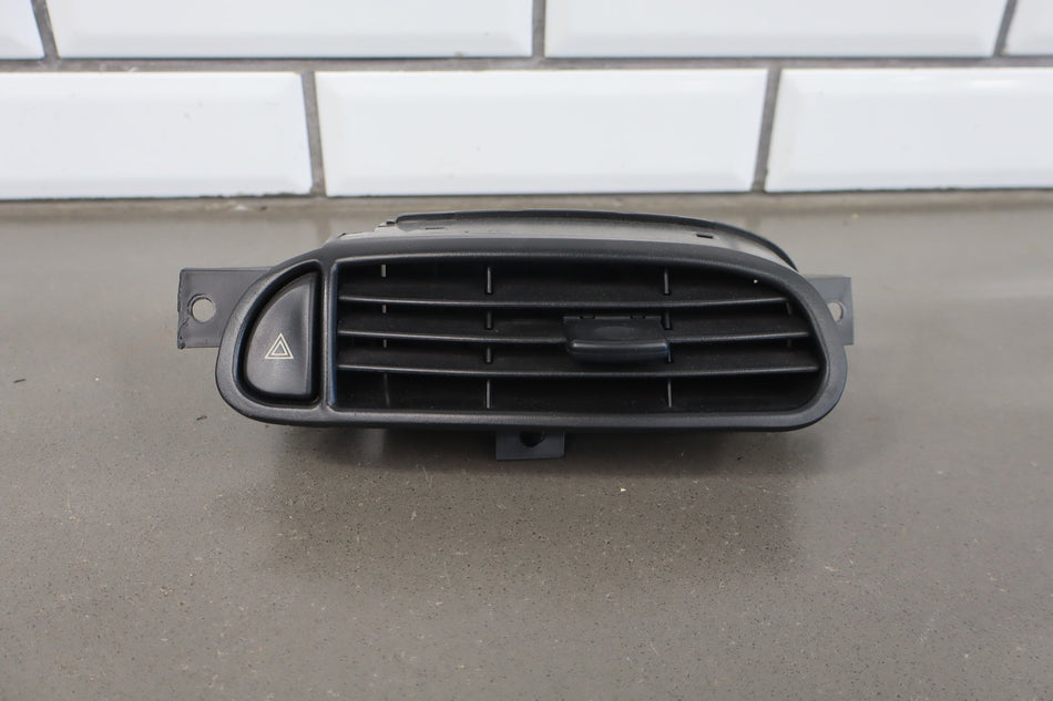 1997-2004 Chevy Corvette C5 Center Dash Vent W/ Hazard Switch OEM (Black 19i)