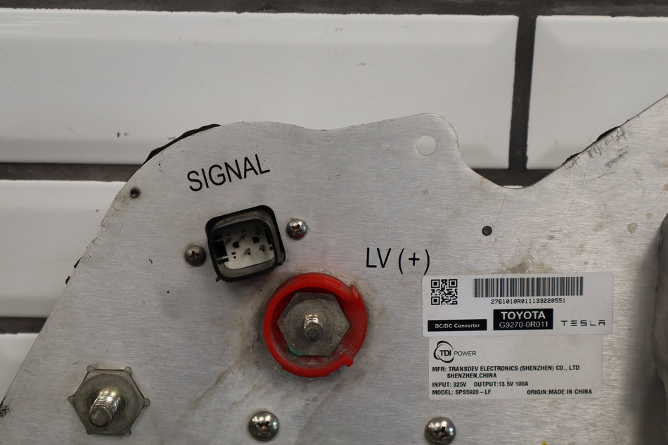 2012-2014 Tesla Model S DC to DC Converter Module 6009170-00-J