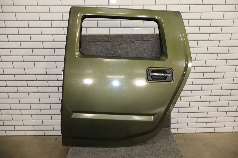 2003-2009 Hummer H2 Left Rear Door Sage Green ( 45 ) 10396625