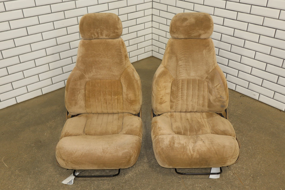 94-96 Pontiac Grand Prix Coupe Cloth Seat Set (Beige 64 Burns)