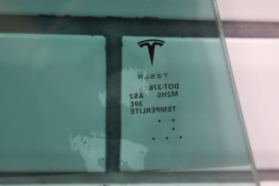 2013 Tesla Model S- Left Rear Door Window