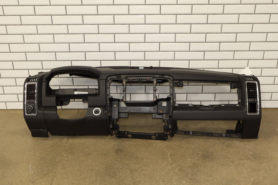 13-18 Ram 1500 Laramie Dash Panel Woodgrain Black X9
