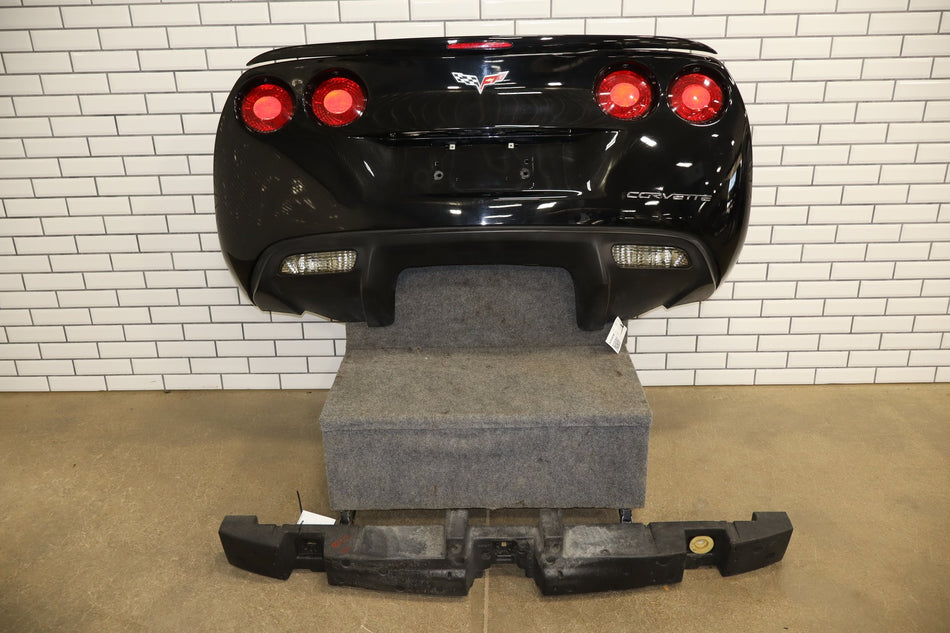 2005-2013 Chevrolet Corvette C6 Rear Bumper W/ Tail Lamps Black
