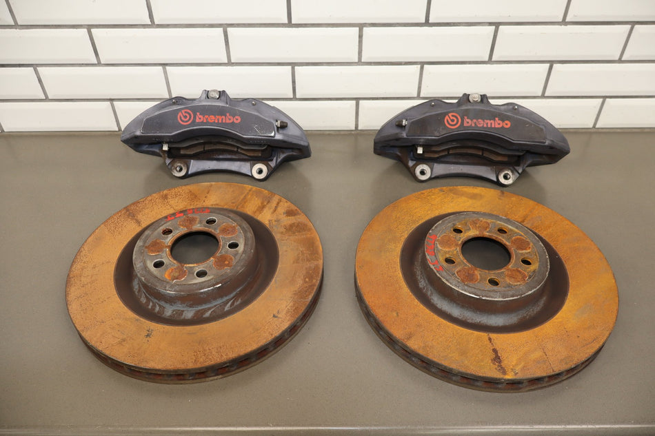 2015-2023 Ford Mustang GT Front 6 Piston Brembo Calipers W/ Rotors NR3C-2010-CA