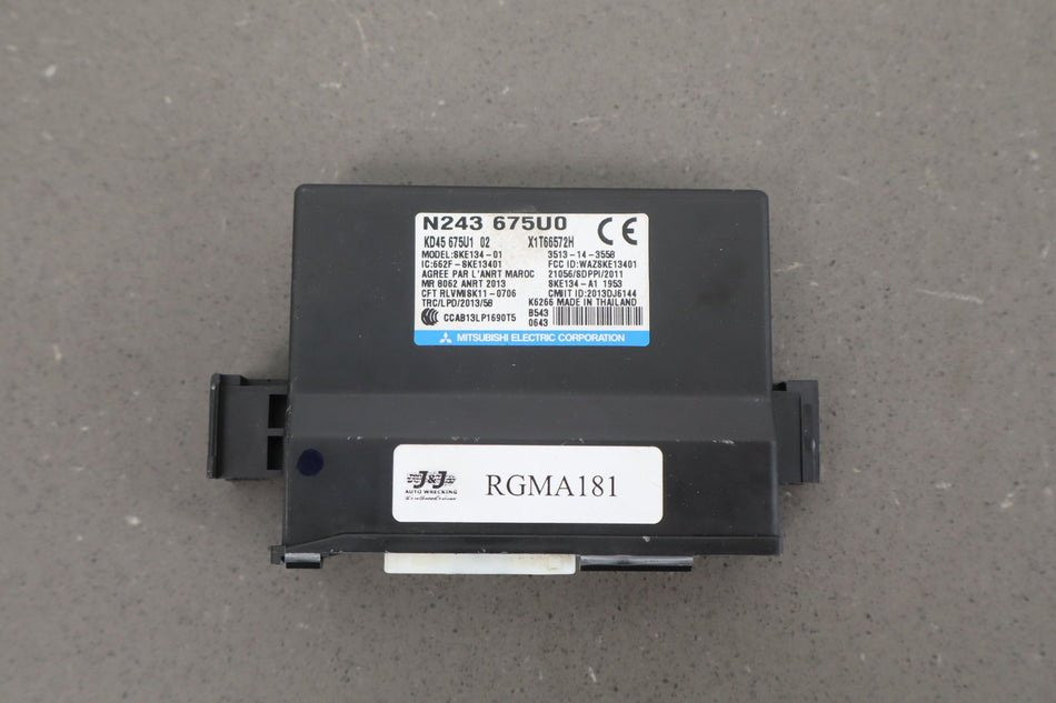 2016 Mazda MX-5 Miata- Chassis Control Module