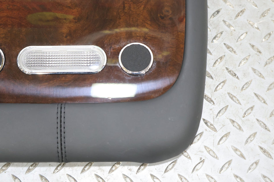 06-12 Bentley Flying Spur Rear Roof Console (Black Woodgrain)