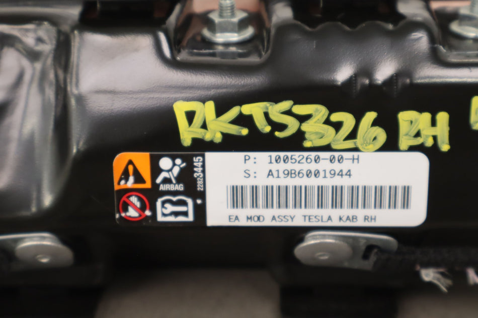 2019 Tesla X- Right Knee Airbag