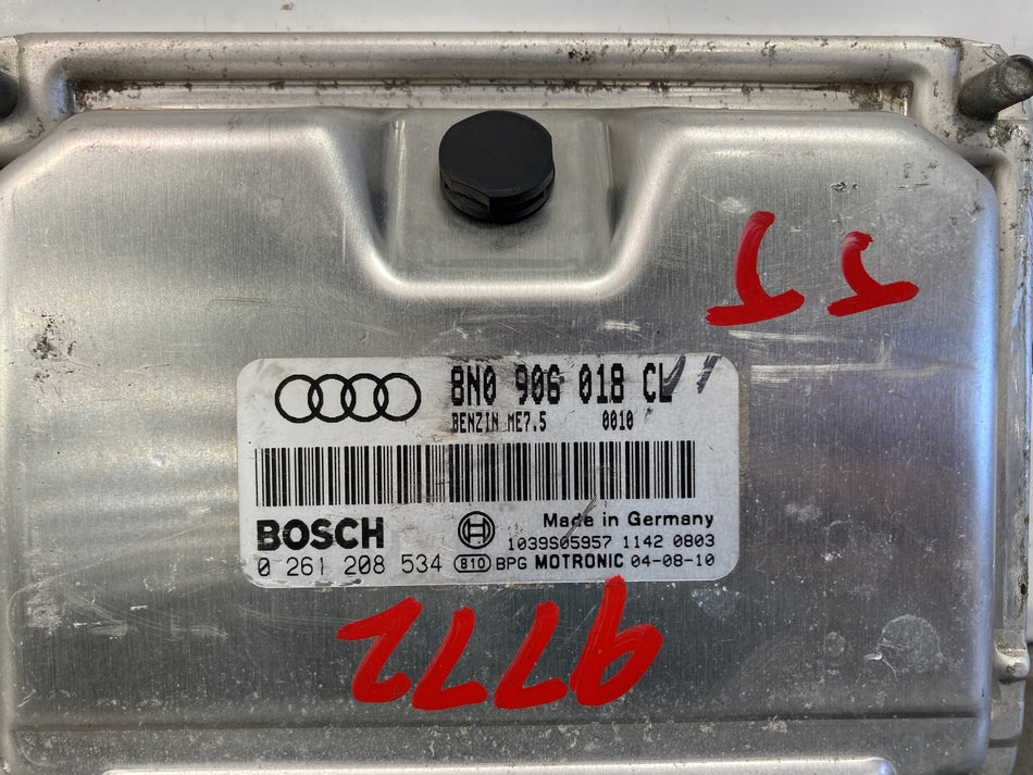 2005 Audi TT Quattro 1.8T BAM Engine Computer ECU ECM 8N0906018CL 0261208534 OEM