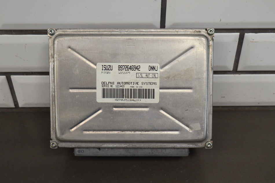 2002 Isuzu Trooper 3.5L Engine Computer 8972646942