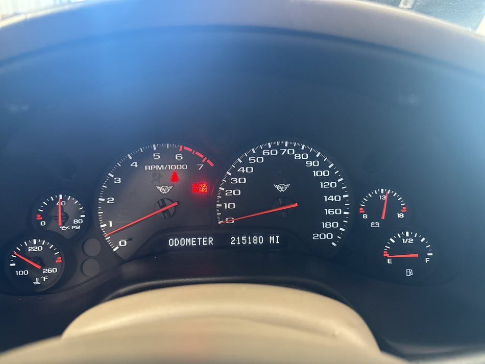 2004 Chevrolet Corvette Speedometer 215180 Miles