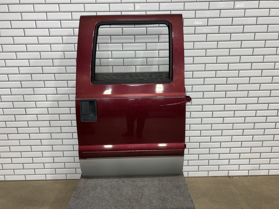 99-07 Ford F250 F350 Super Duty Crew Cab Right Rear Door Dark Toreador Red JM