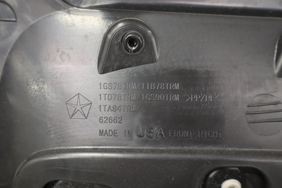 2020 Dodge Durango- Right Front Door Trim Panel