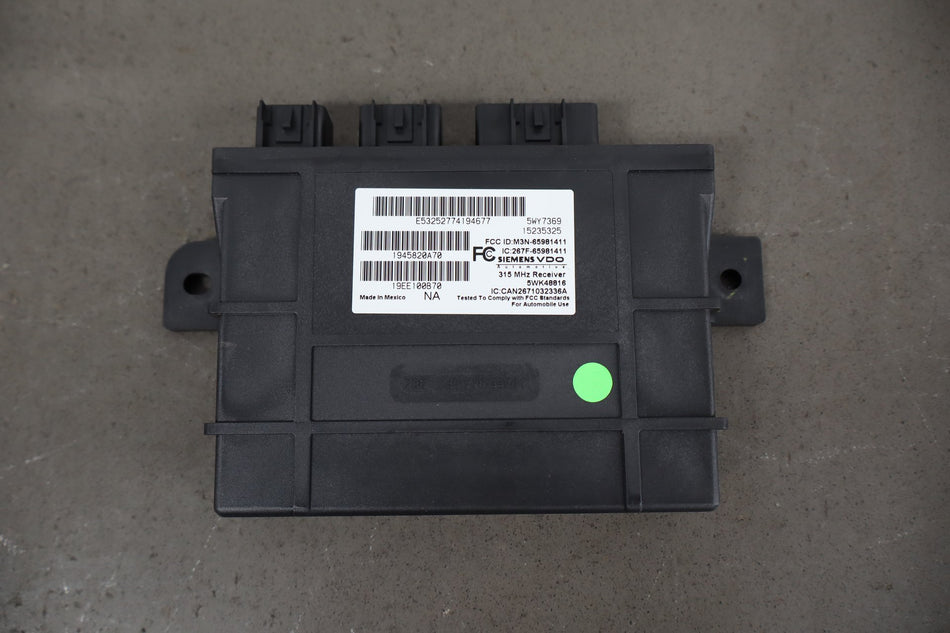 2005 Chevrolet Corvette Keyless Computer 15815693 OEM