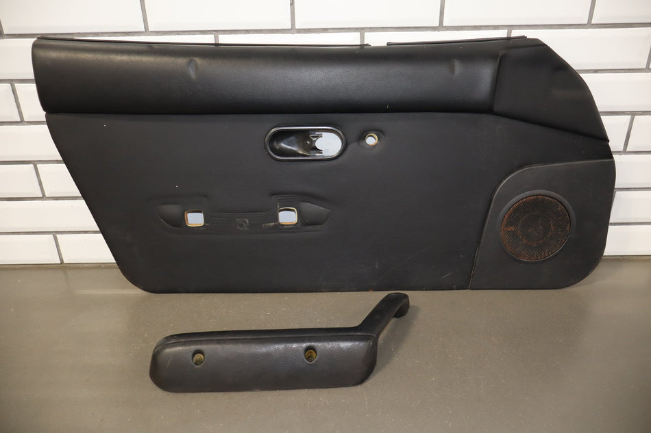 1990 Mazda MX-5 Miata Left Front Door Trim Panel Black