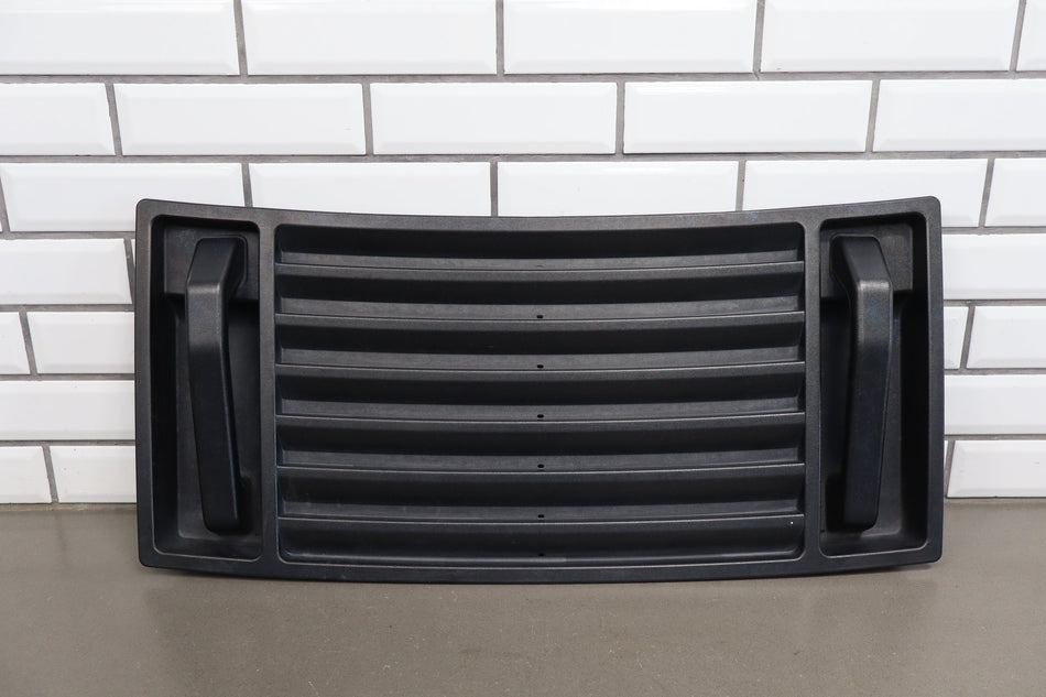 2003-2009 Hummer H2 Upper Hood Grille - Black Handles