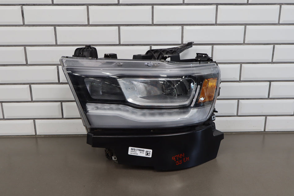 19-24 Ram 1500 (DT) Left LED Headlight Black 68316083AH