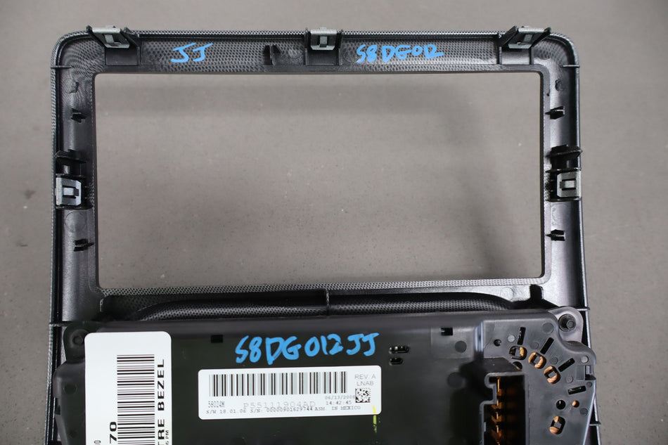 2008 Dodge Challenger- Heater/AC Controls