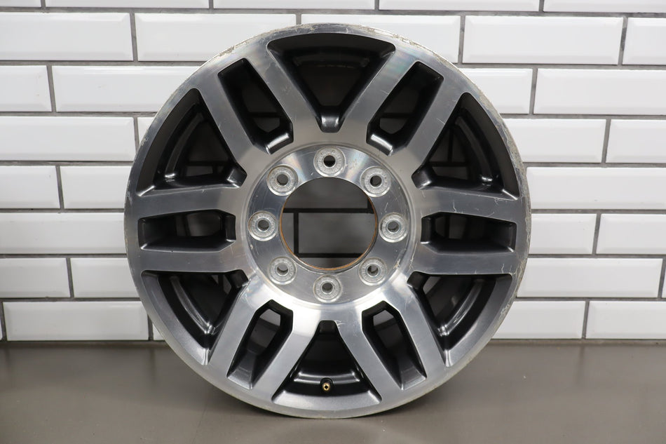 08-10 Ford F250 F350 Super Duty 18x8 OEM Machined Black 6 Spoke Wheels Set