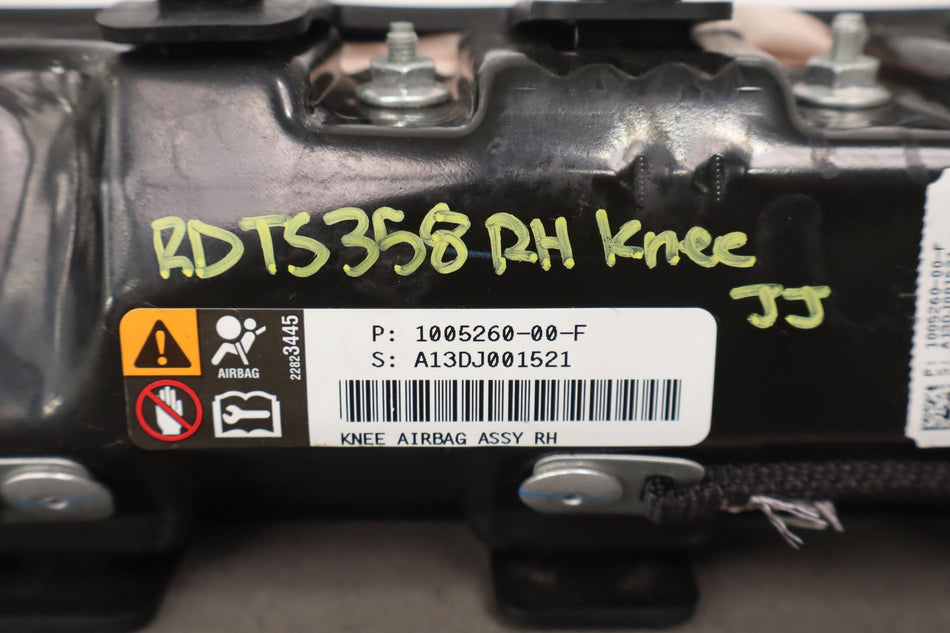 2013 Tesla Model S- Right Knee Airbag