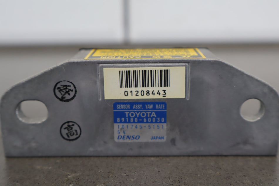 1998-2002 LEXUS LX470 Yaw Rate Stability Sensor Control Module 89180-60030 OEM