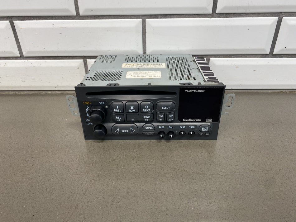 2004 Chevrolet Corvette Radio AM FM CD Tested 09390211 OEM