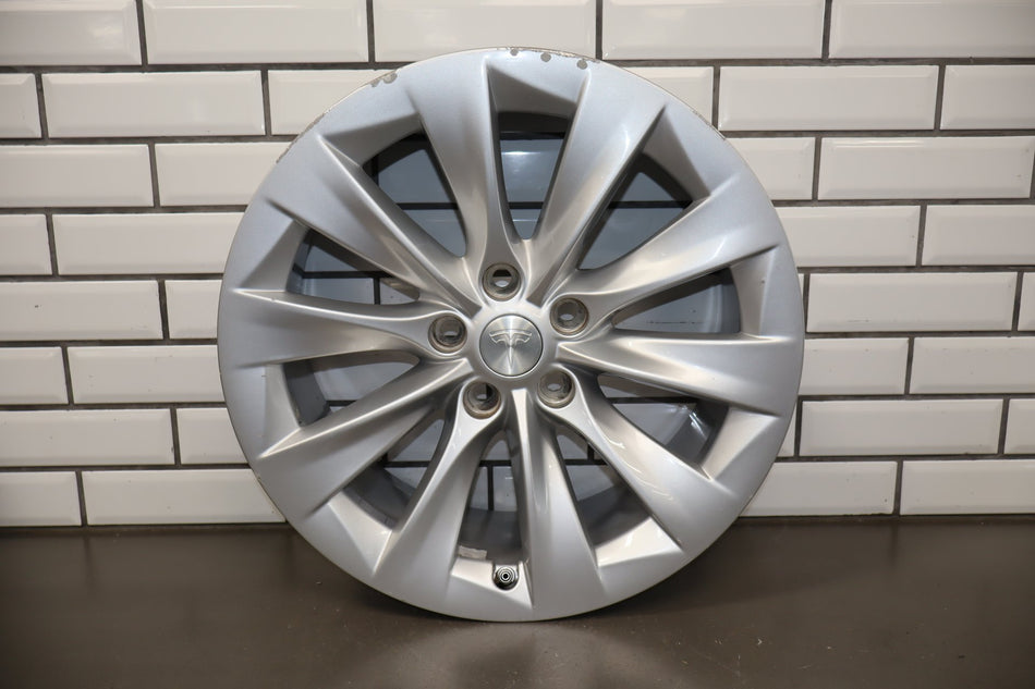 12-20 Tesla Model S 19x8 Slipstream OEM Alloy Wheel/Rim