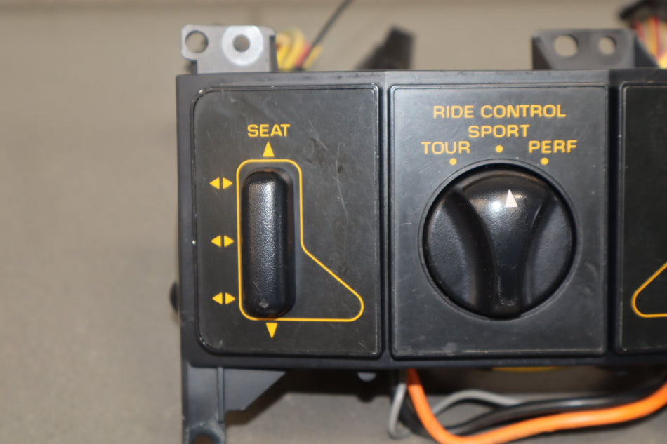 1991-1993 Corvette Console Mounted Power Seat Switch Orange Lettering