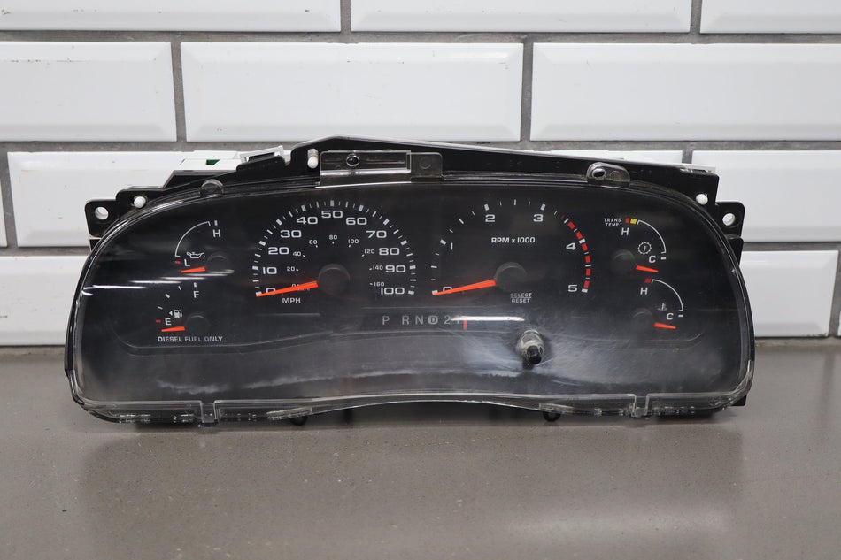 02-03 Ford F250 F350 7.3 Diesel Instrument Cluster 2C3Z-10849-HB OEM
