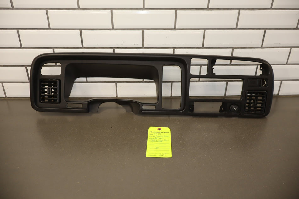 1994-1997 Dodge Ram 1500 Speedo Radio Bezel Black