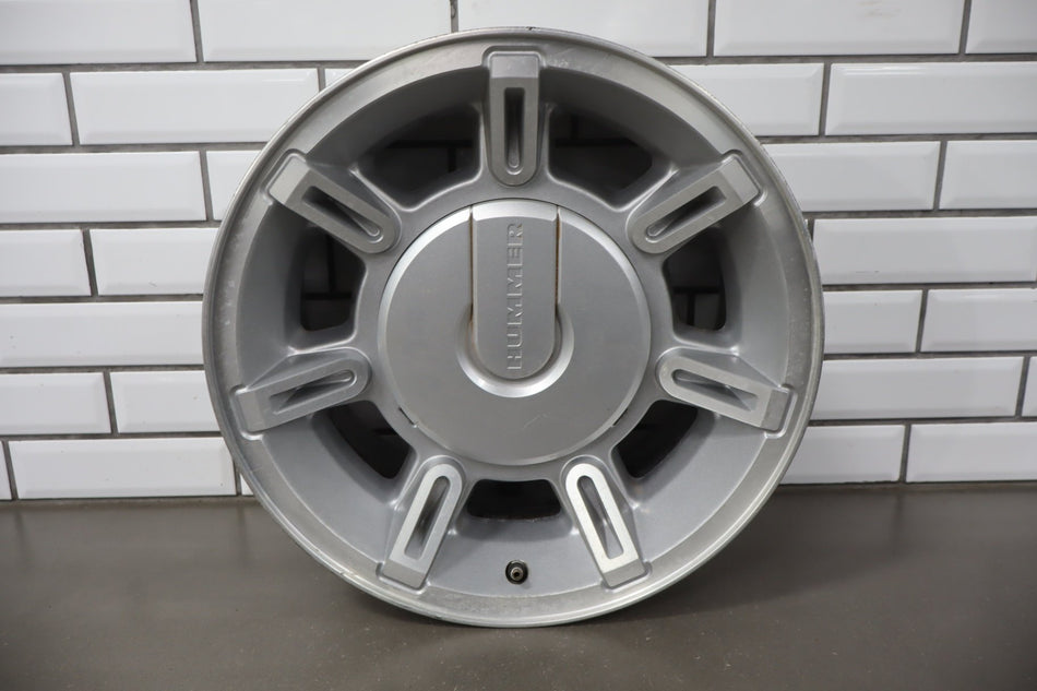 2003-2007 Hummer H2 17x8.5 OEM Wheel- Single Silver