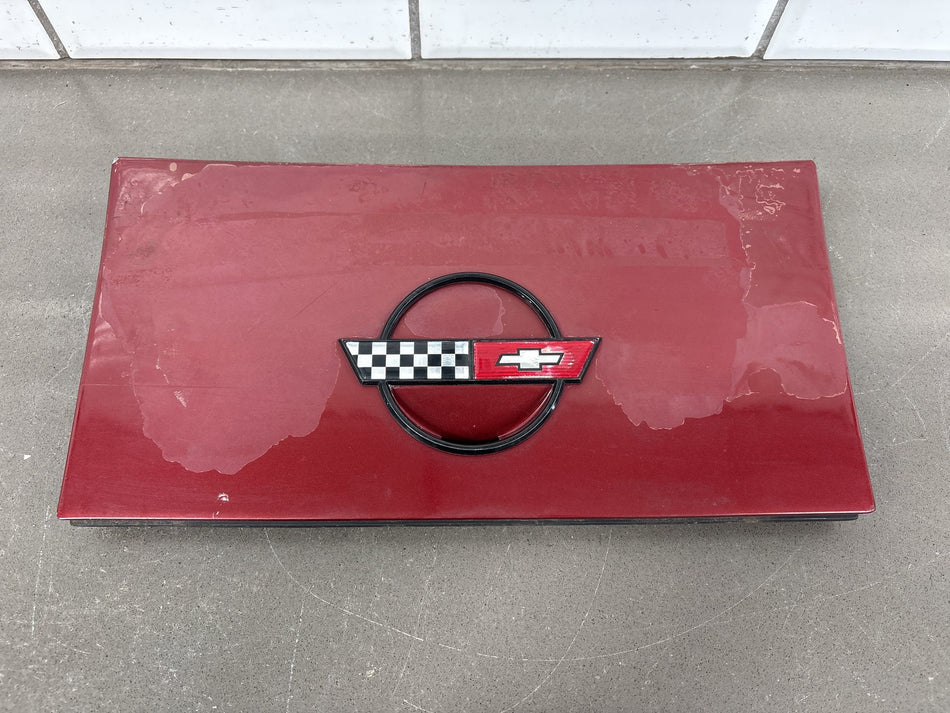 84-90 Chevy C4 Corvette Fuel Filler Door (Dark Red 74)