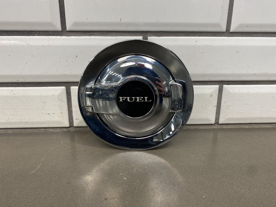 2008-2014 Dodge Challenger Fuel Filler Gas Door Lid OEM Chrome