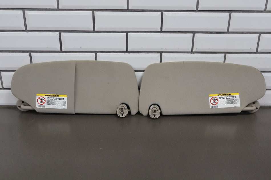 2004 Ram 1500 Sun Visor Pair Left/Right Dark Slate Gray DV