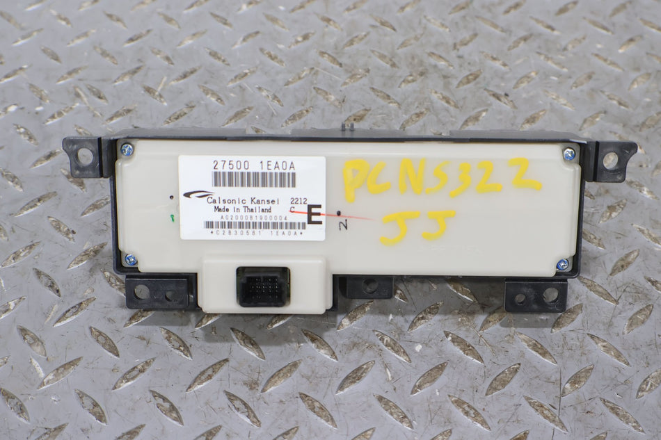 2012 Nissan 370Z- Heater/AC Controls