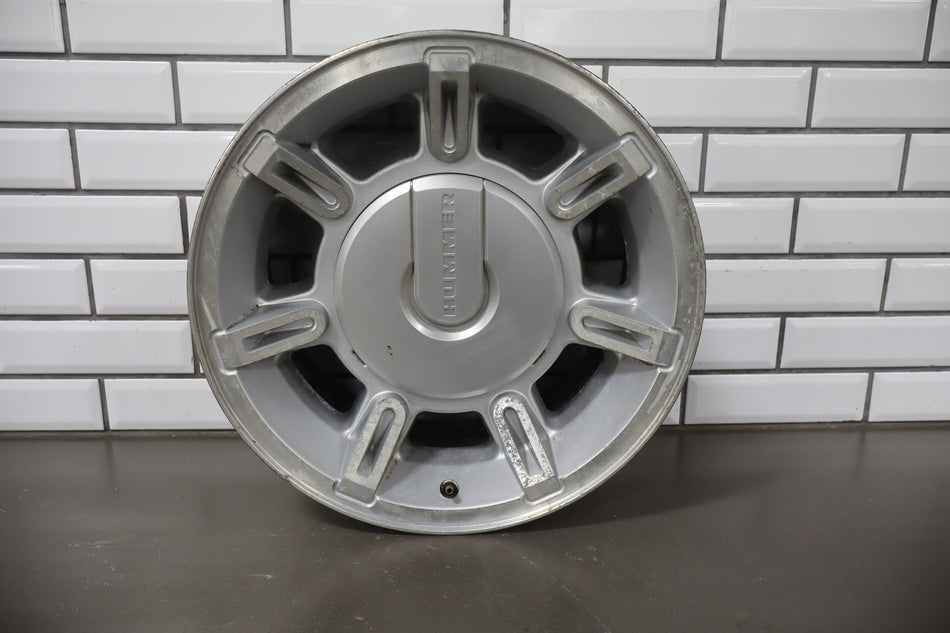 2003-2007 Hummer H2 17x8.5 OEM Wheel- Single Silver