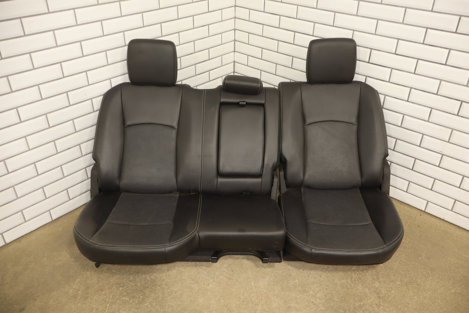 2013-2018 Ram 1500/2500/3500 Crew Cab Leather Rear Heated Seat Black X9
