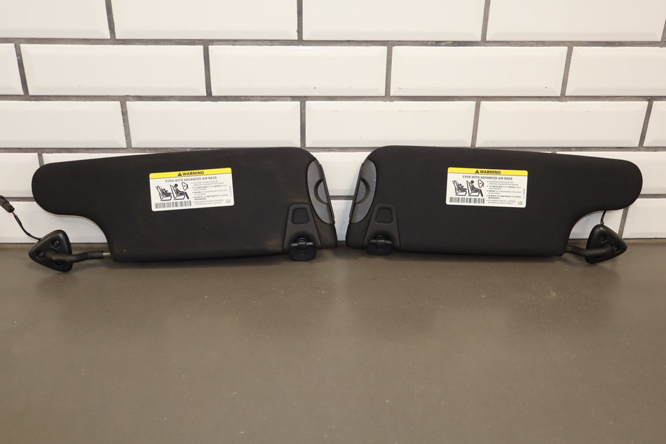 2014 Dodge Challenger R/T Sun Visor Pair Left/Right Dark Slate Gray DV